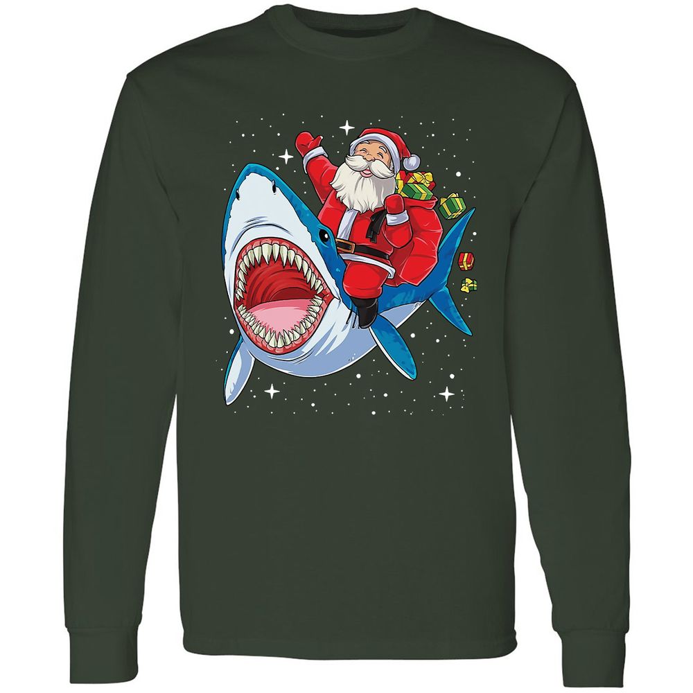 Long Sleeve T-Shirt - UEE8EFFU - Forest Green - 4