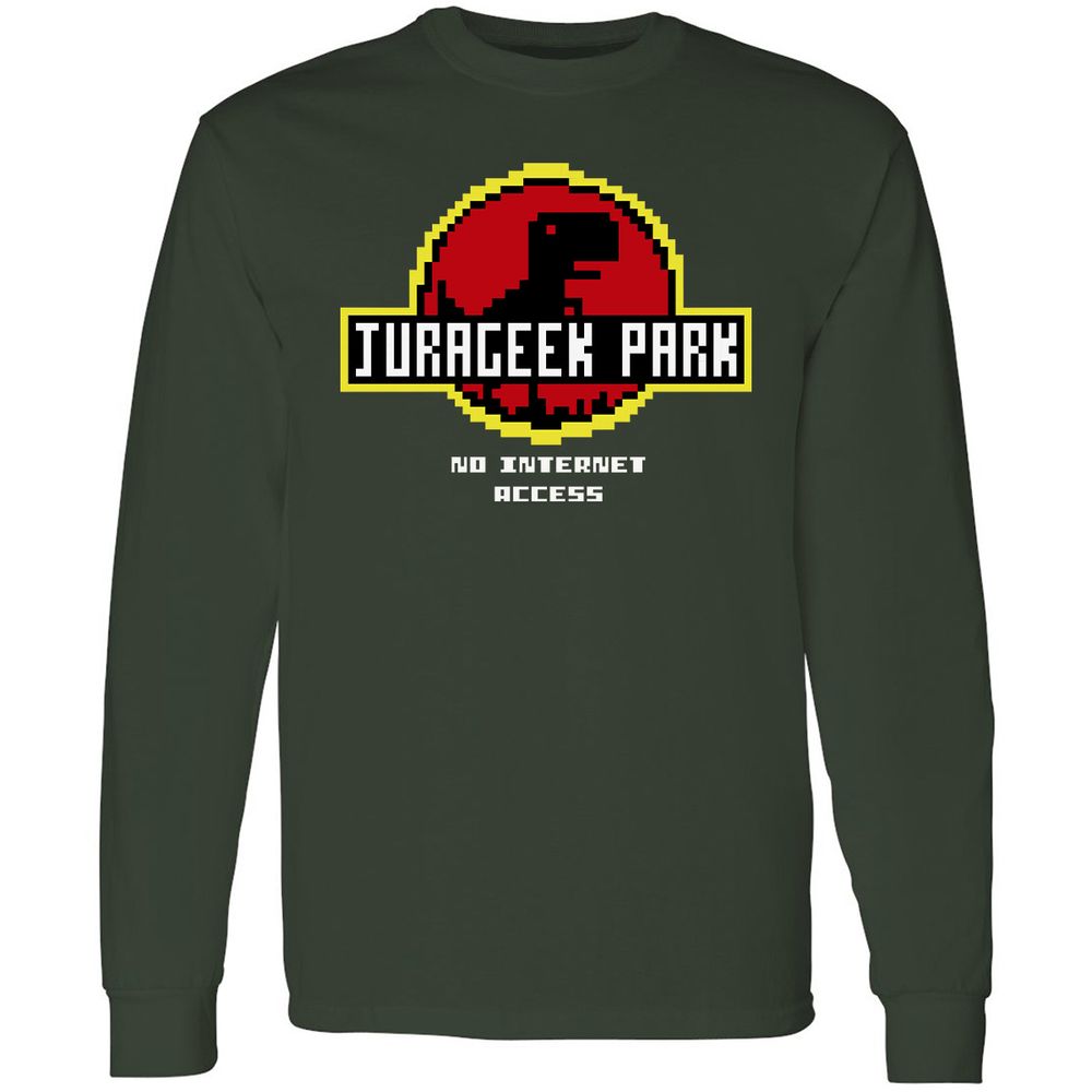 Long Sleeve T-Shirt - UAEP9Z34 - Forest Green - 4