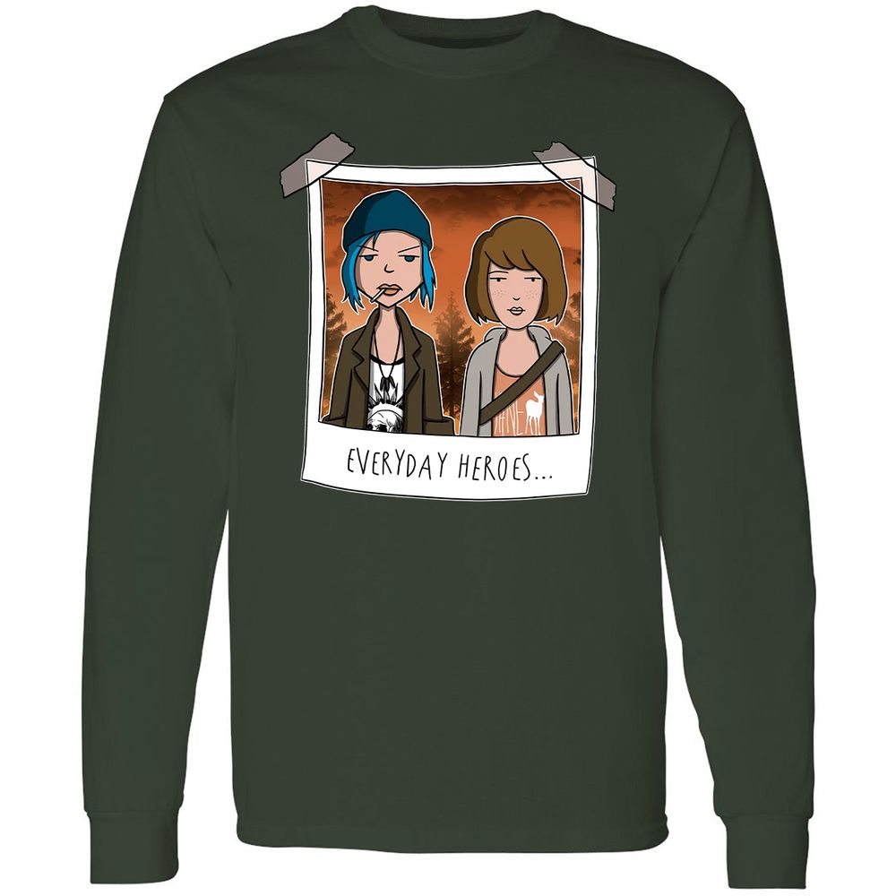 Long Sleeve T-Shirt - T2X45A9B - Forest Green - 4