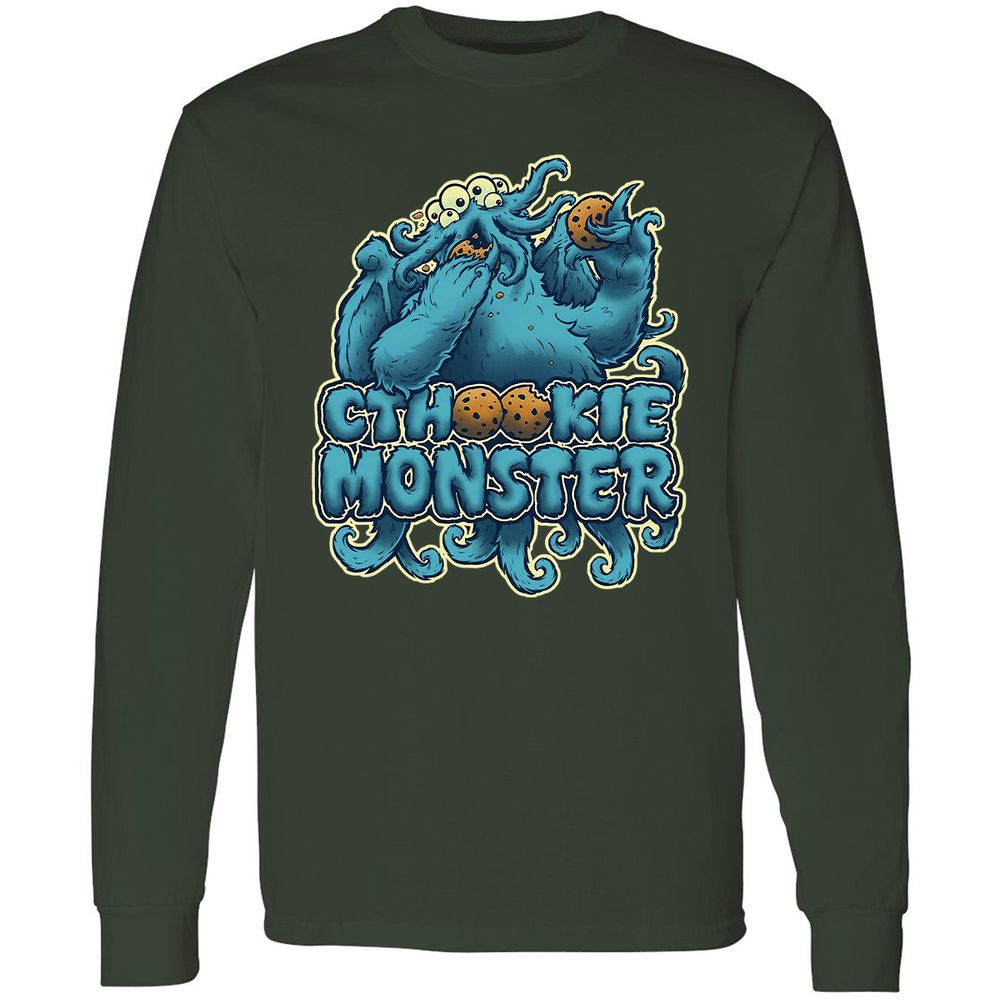 Long Sleeve T-Shirt - T3ZCWXUU - Forest Green - 4