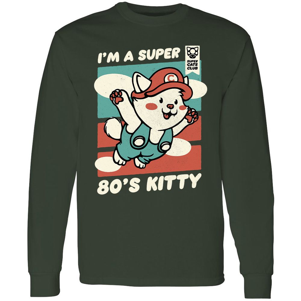 Long Sleeve T-Shirt - QZ6B35JW - Forest Green - 4