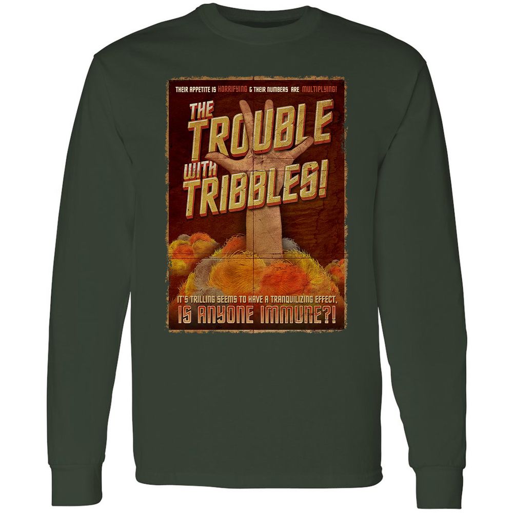 Long Sleeve T-Shirt - 3ZDMFY65 - Forest Green - 4