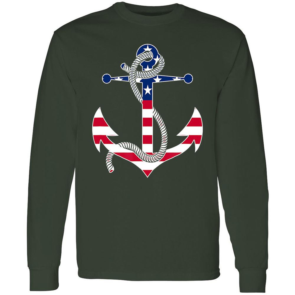 Long Sleeve T-Shirt - MRDD36MQ - Forest Green - 4