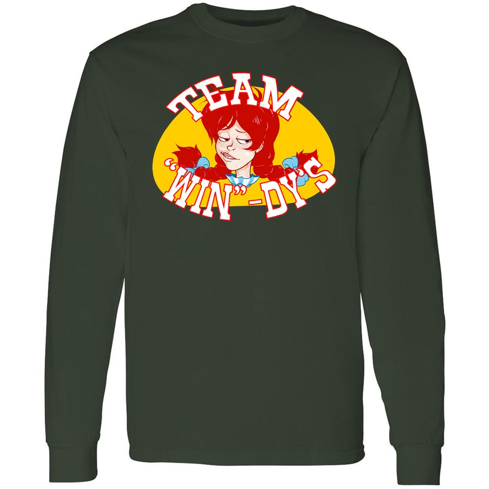 Long Sleeve T-Shirt - HM26YLZ6 - Forest Green - 4