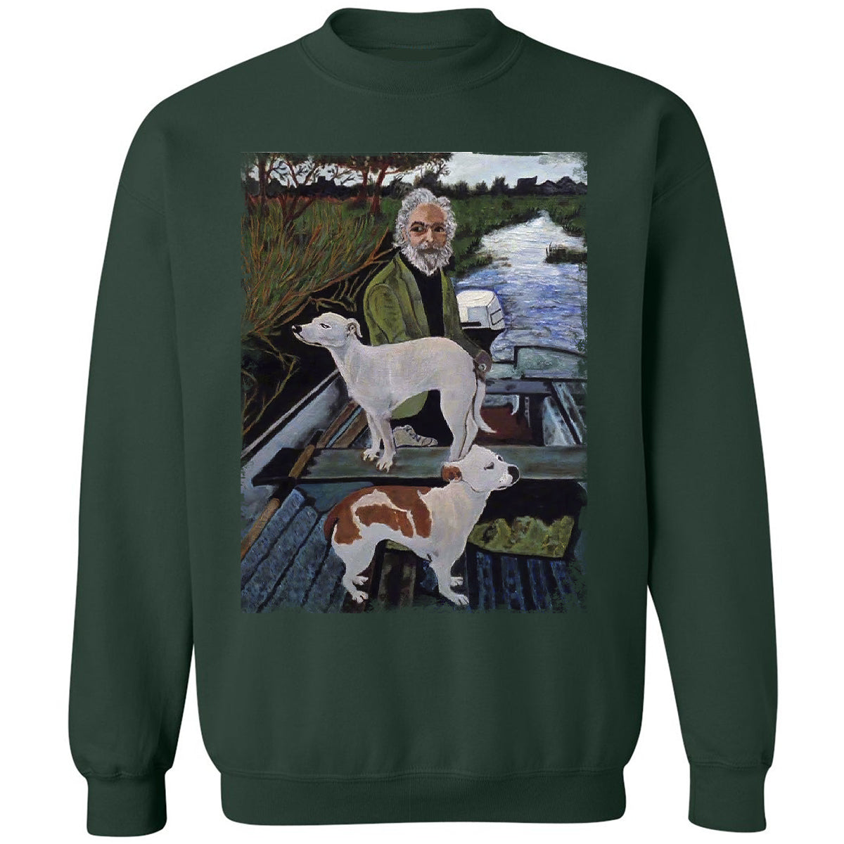 Classic Unisex Sweatshirt - 1W8936UZ - Forest Green - 4
