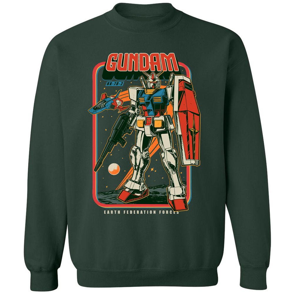 Classic Unisex Sweatshirt - 72HEGFKZ - Forest Green - 4