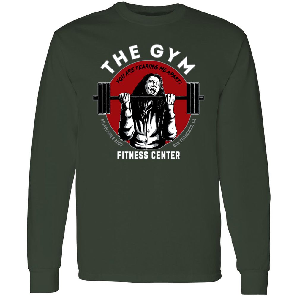 Long Sleeve T-Shirt - YKT4RAA6 - Forest Green - 4