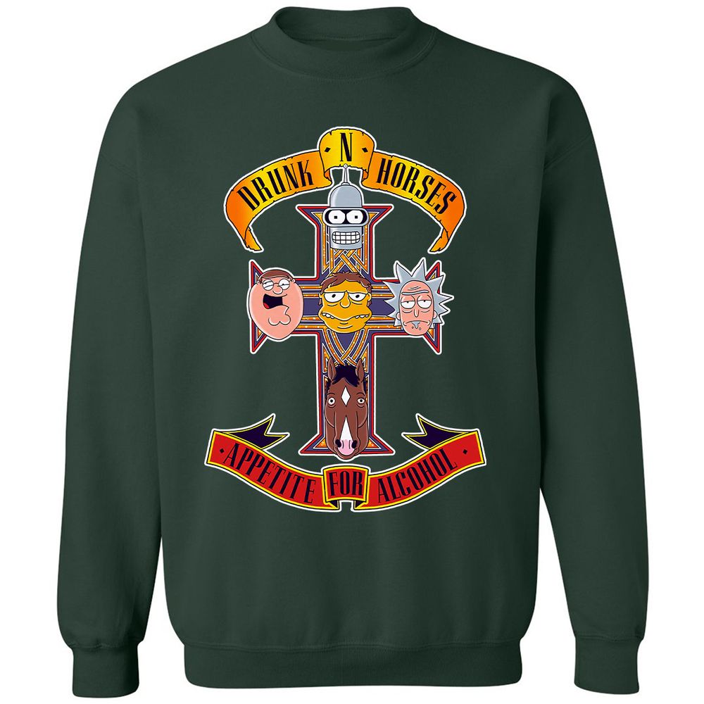 Classic Unisex Sweatshirt - GK67TS2W - Forest Green - 4