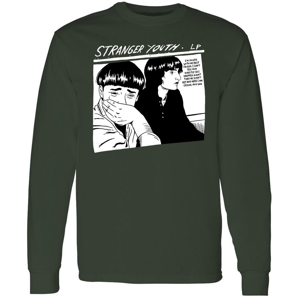 Long Sleeve T-Shirt - A8VFNZNR - Forest Green - 4