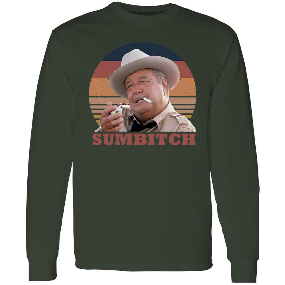 Long Sleeve T-Shirt - EBGUD7CL - Forest Green - 4