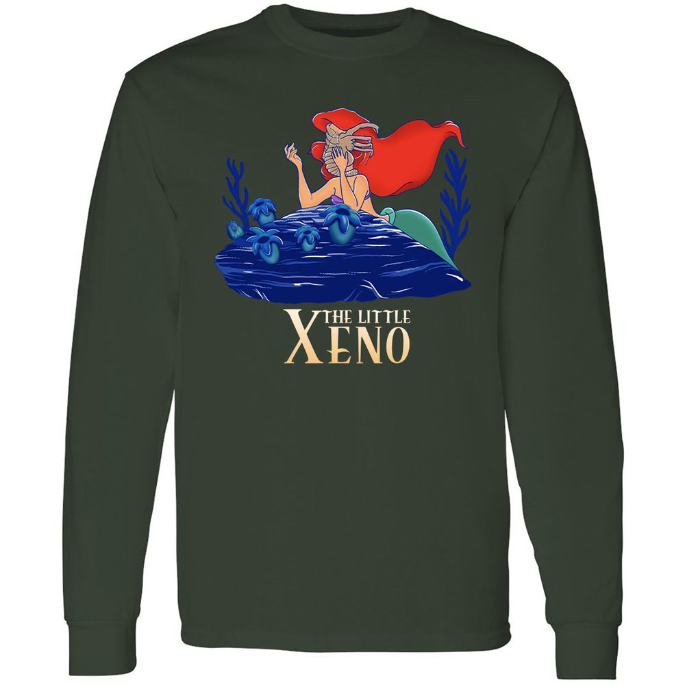Long Sleeve T-Shirt - 6RVU48EA - Forest Green - 4