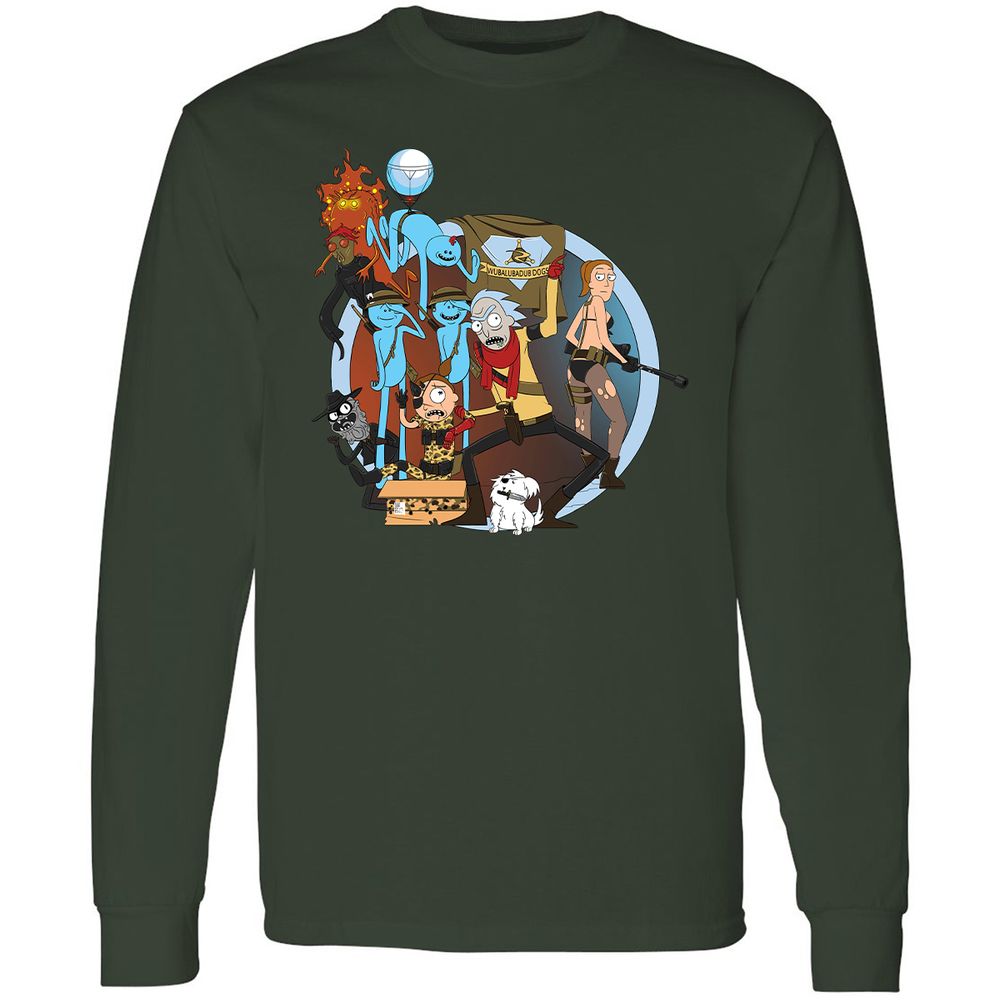 Long Sleeve T-Shirt - 4SGFG436 - Forest Green - 4