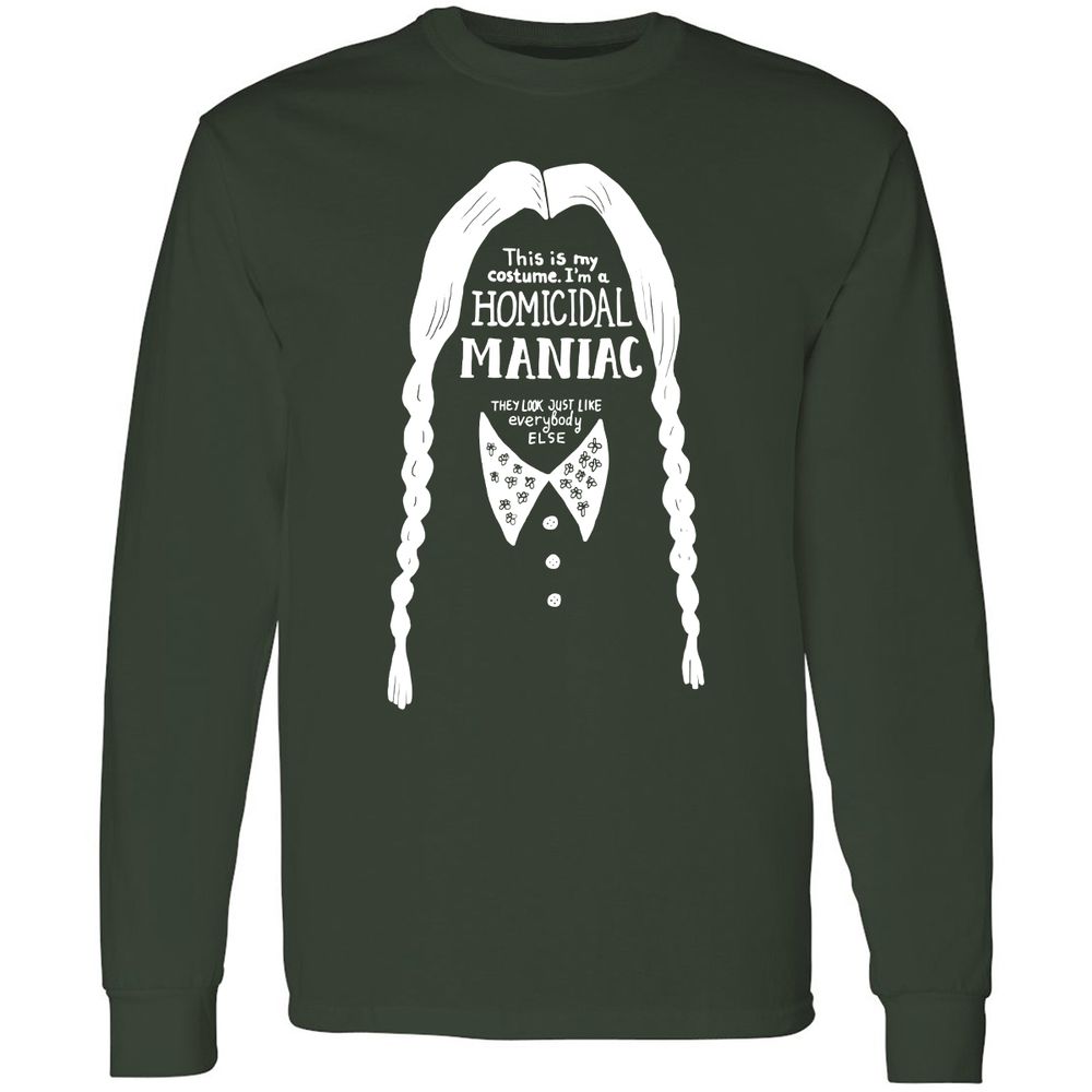 Long Sleeve T-Shirt - 5VTNYJJR - Forest Green - 4