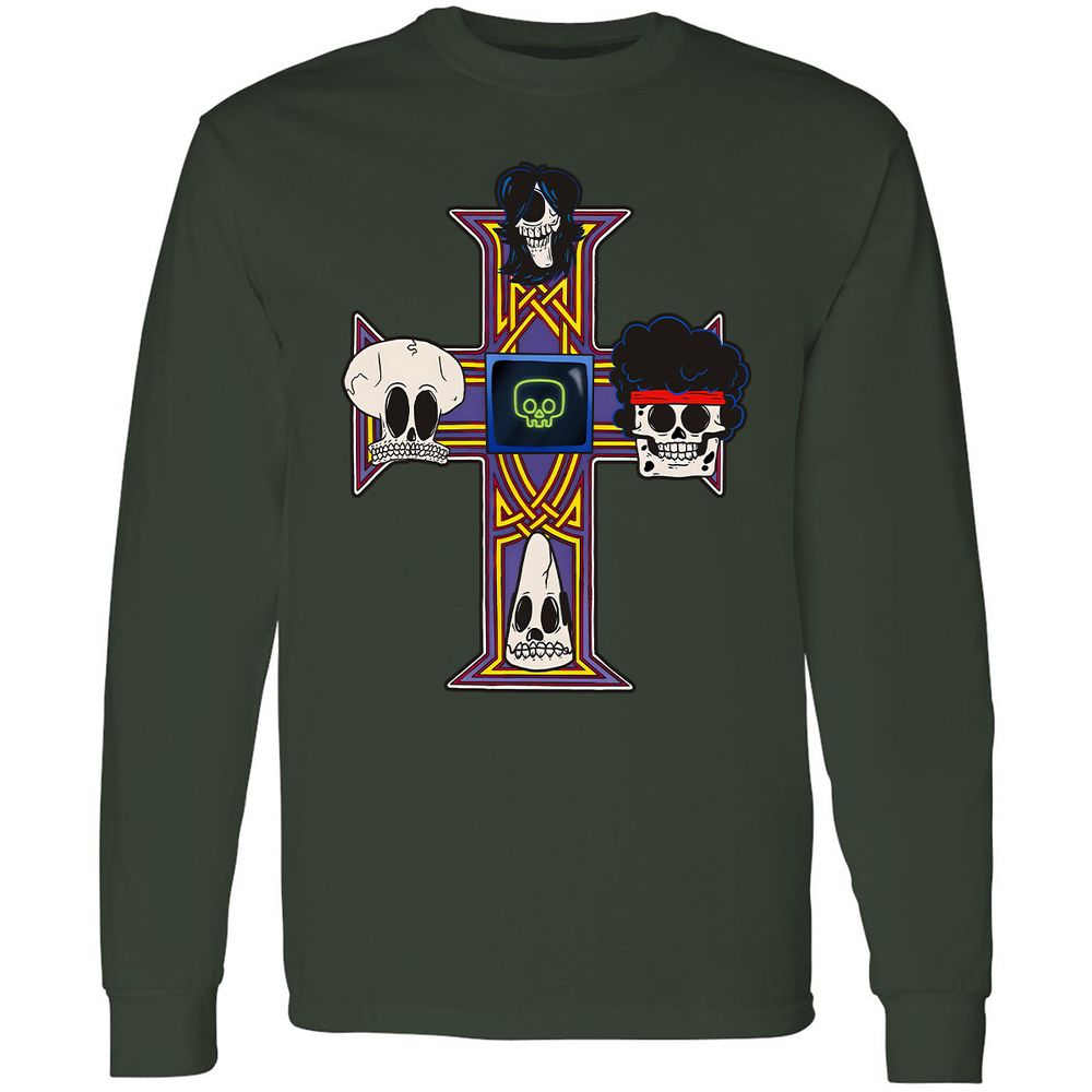 Long Sleeve T-Shirt - G2S69KL5 - Forest Green - 4