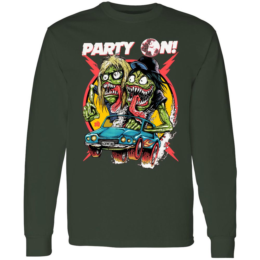 Long Sleeve T-Shirt - 3YXDY7UY - Forest Green - 4