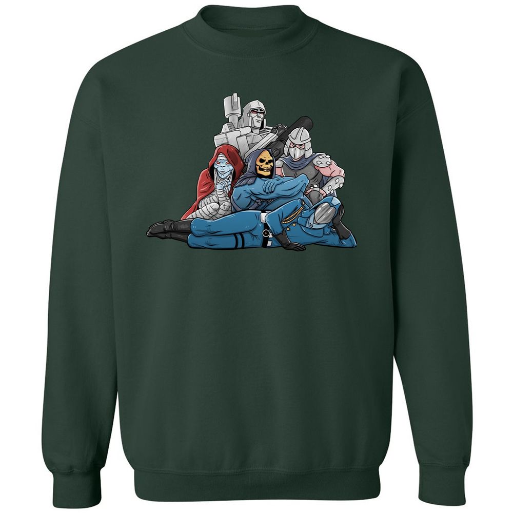 Classic Unisex Sweatshirt - BJAJ34U7 - Forest Green - 4