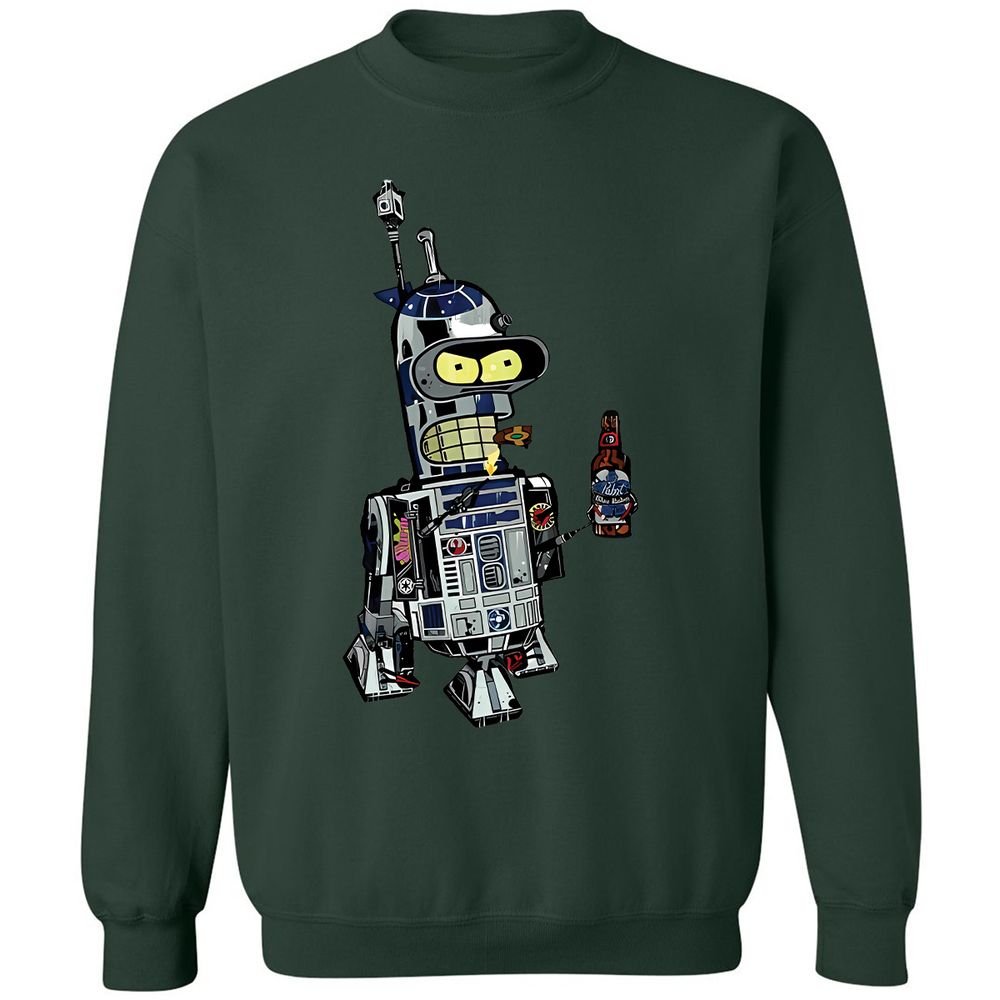 Classic Unisex Sweatshirt - FLJAB1YE - Forest Green - 4