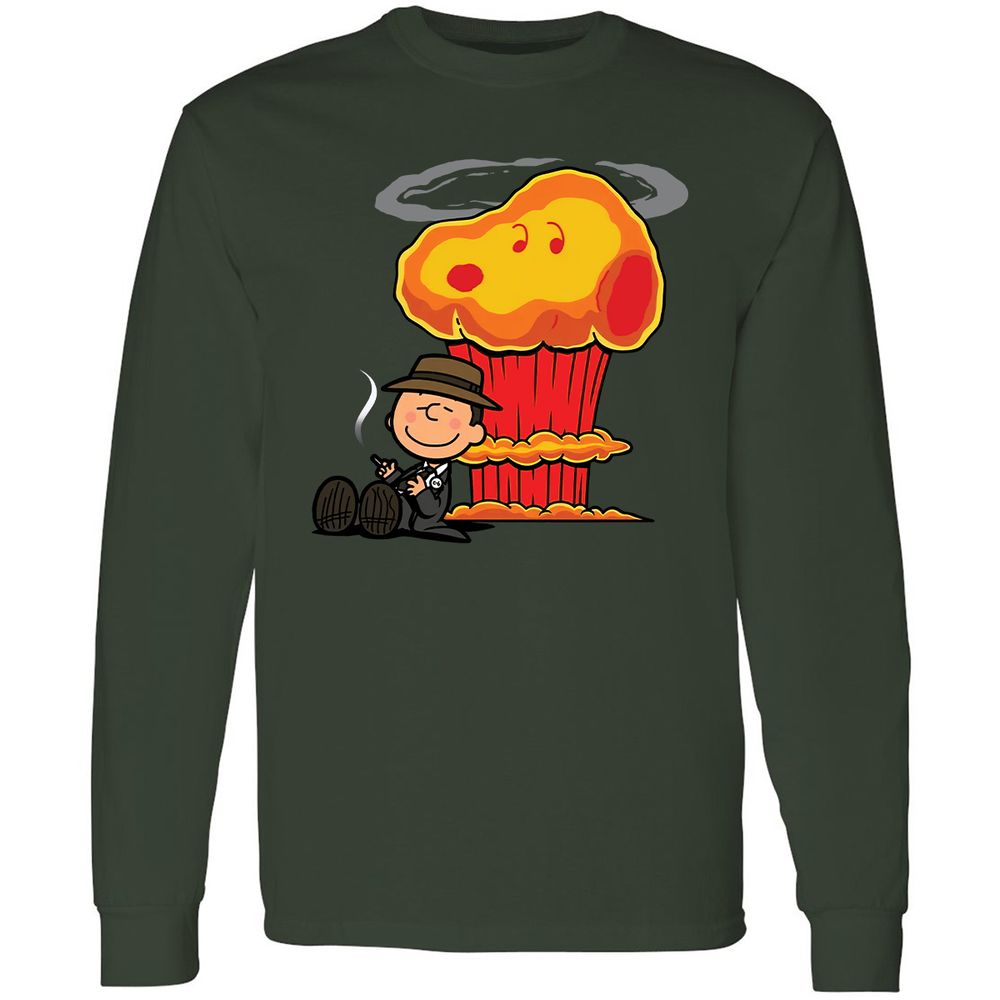 Long Sleeve T-Shirt - 3CUQQ5U8 - Forest Green - 4