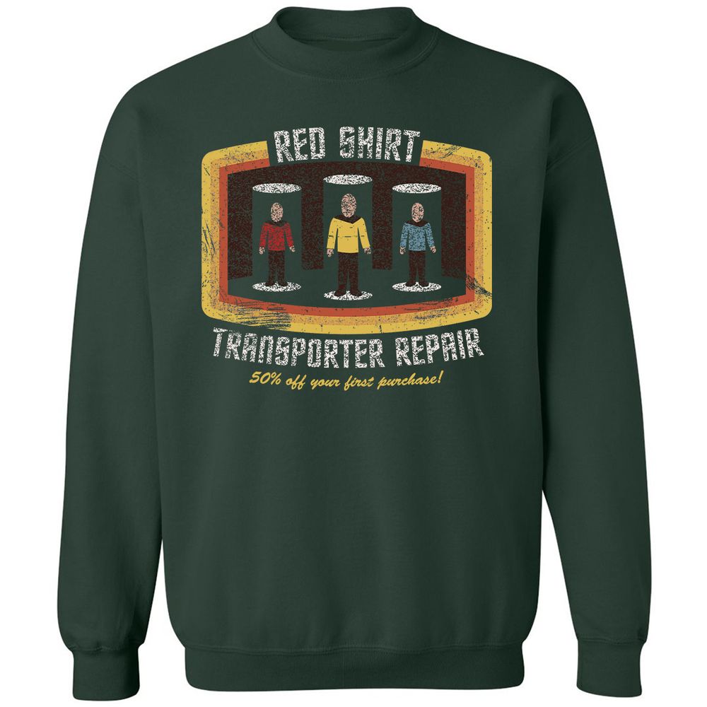 Classic Unisex Sweatshirt - STYPSUR9 - Forest Green - 4