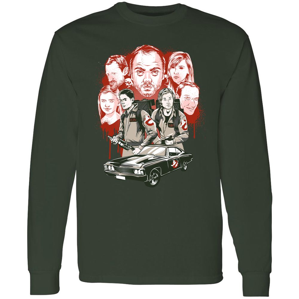 Long Sleeve T-Shirt - 56VHR878 - Forest Green - 4
