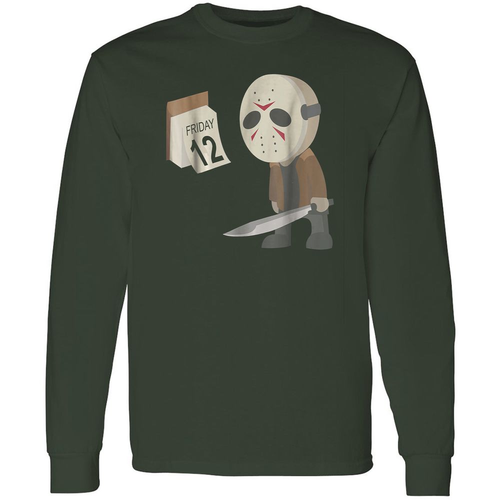 Long Sleeve T-Shirt - 81MVWXVT - Forest Green - 4