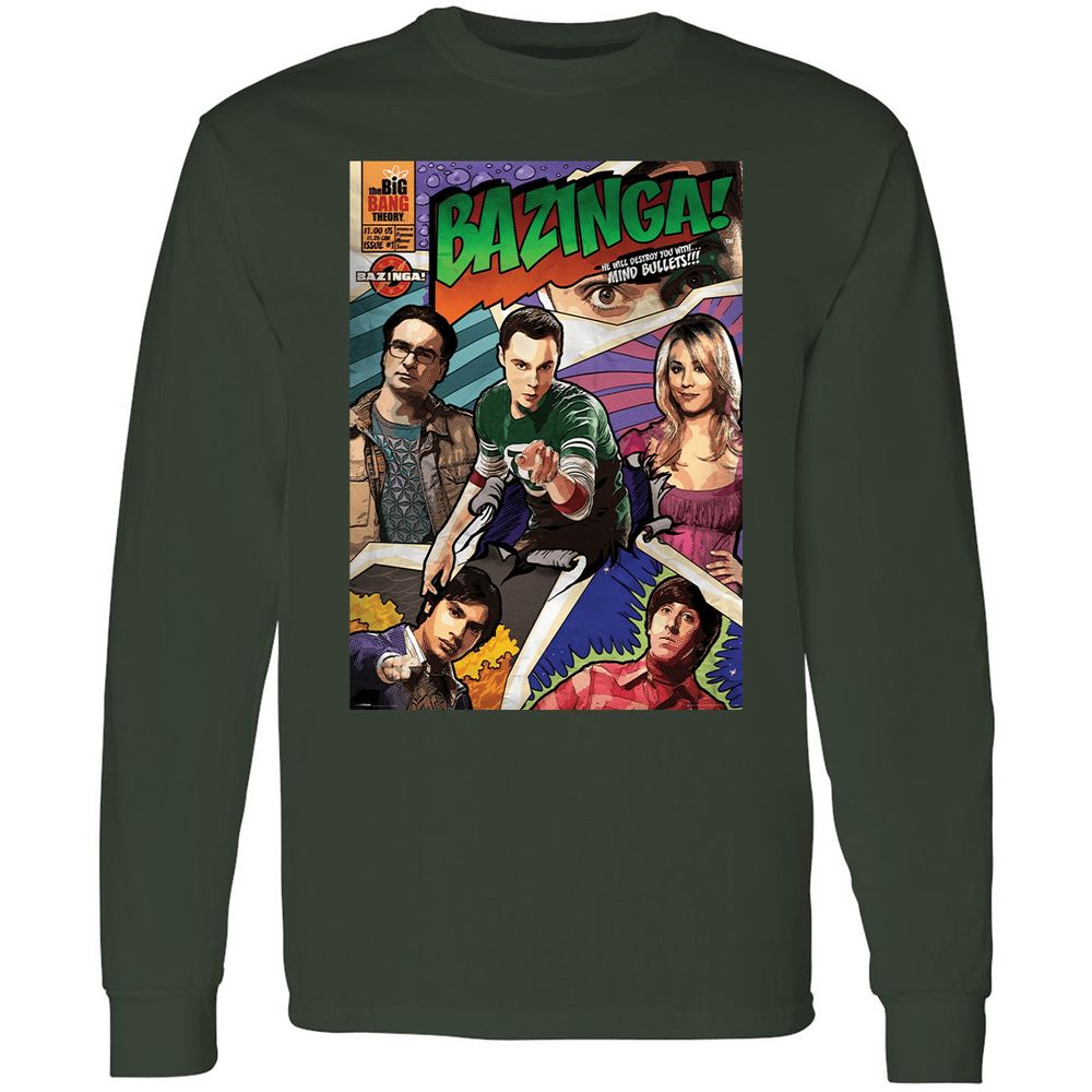 Long Sleeve T-Shirt - S3CBC62E - Forest Green - 4