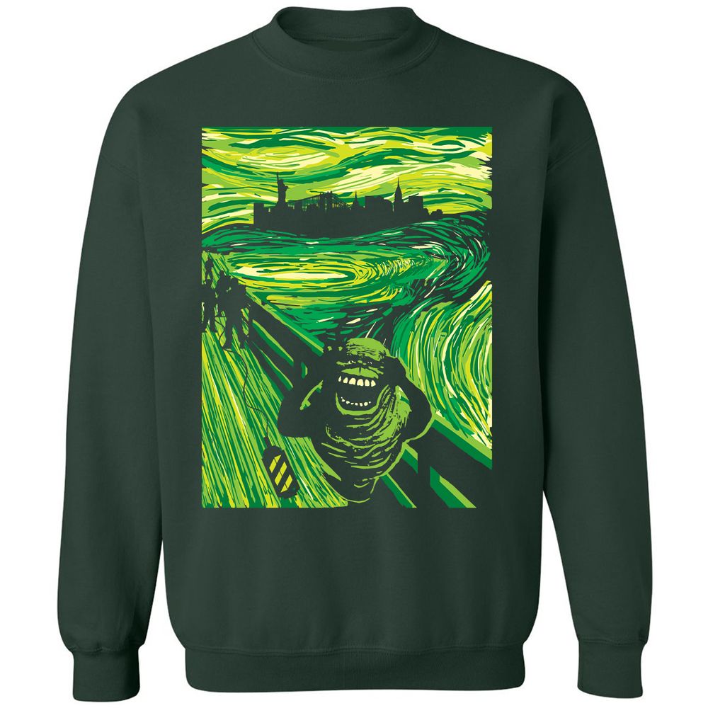 Classic Unisex Sweatshirt - URVC9DW9 - Forest Green - 4