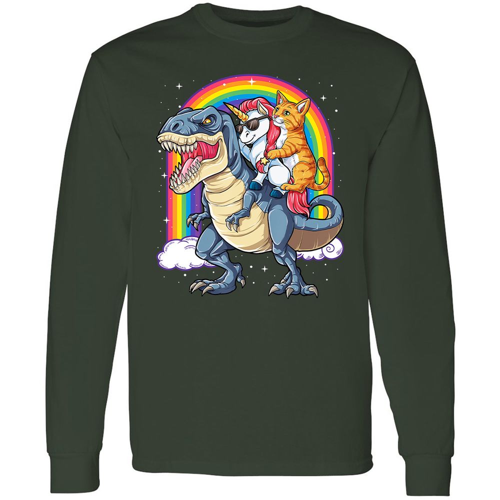 Long Sleeve T-Shirt - 2PU4YCMT - Forest Green - 4