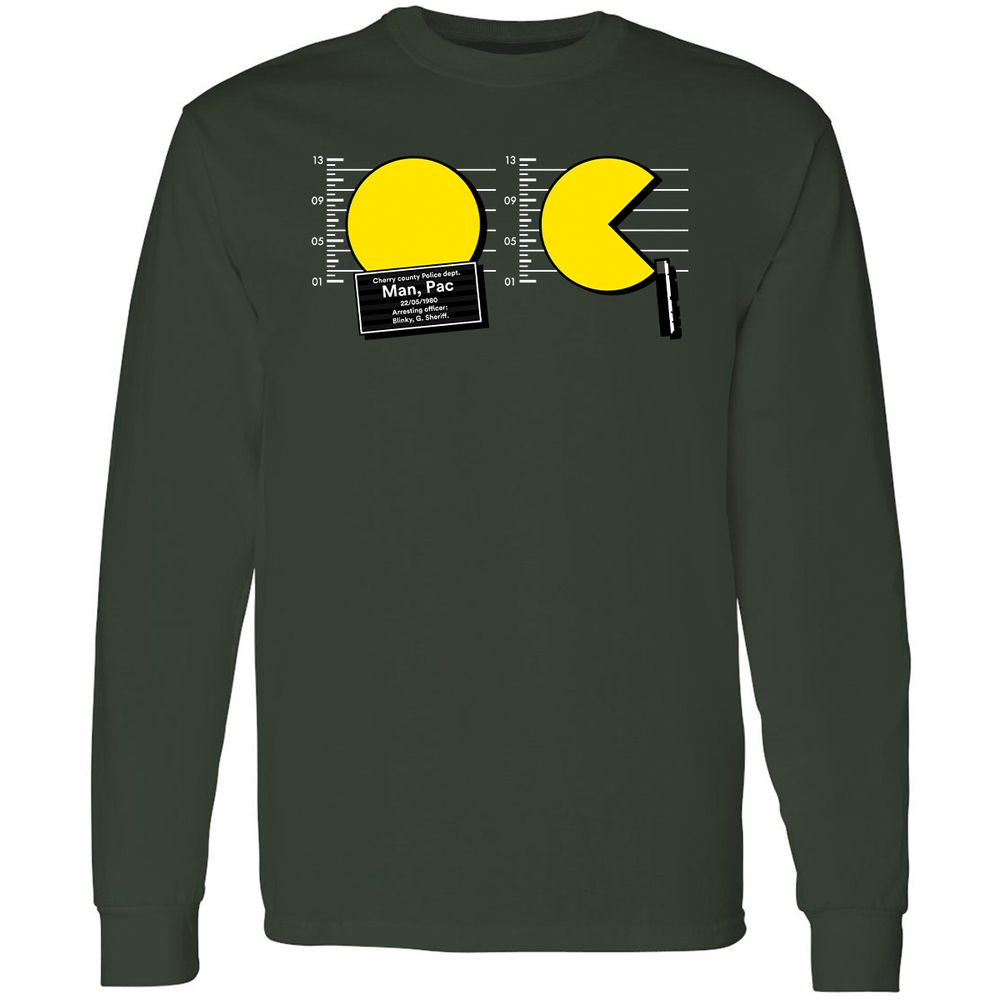 Long Sleeve T-Shirt - 3JPXNGZM - Forest Green - 4