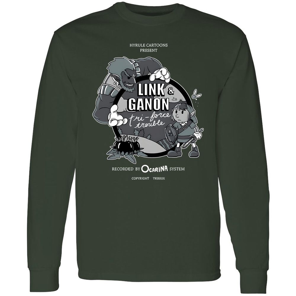 Long Sleeve T-Shirt - FDL9J2FV - Forest Green - 4