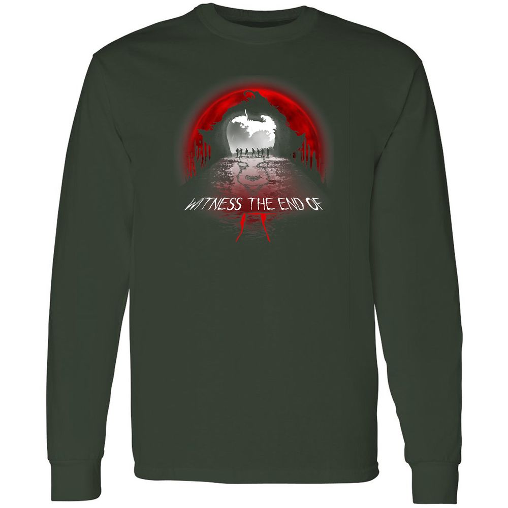Long Sleeve T-Shirt - HMG8GBY8 - Forest Green - 4