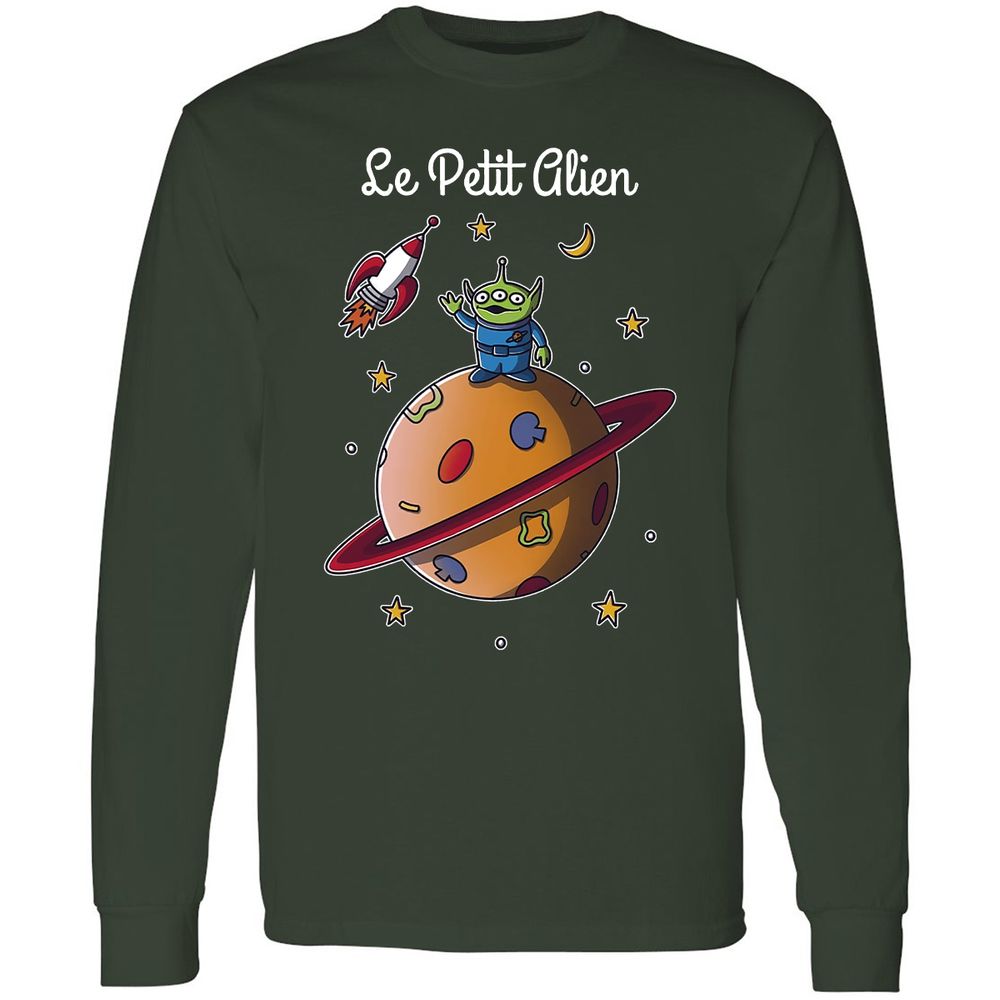 Long Sleeve T-Shirt - 7N58A7PL - Forest Green - 4