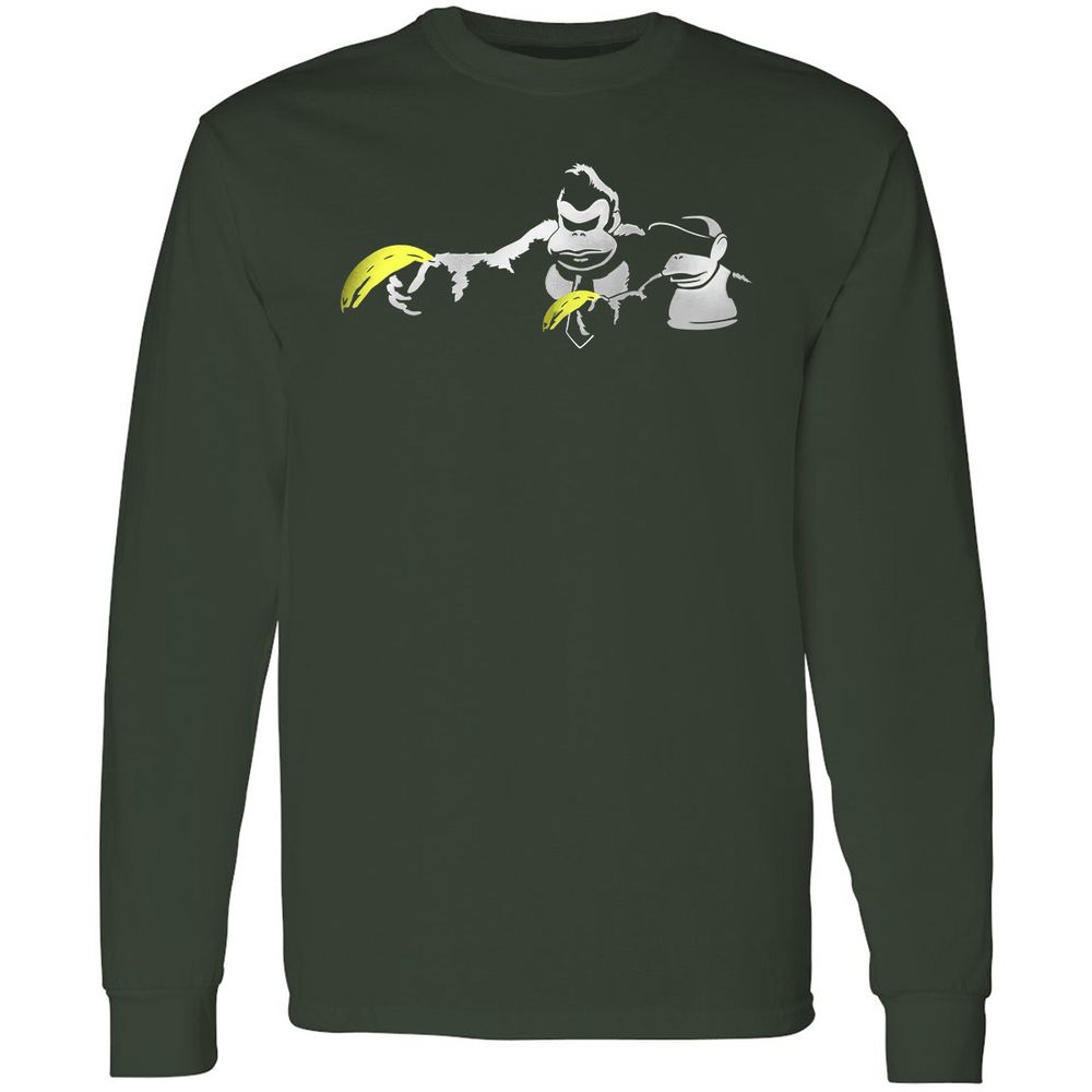 Long Sleeve T-Shirt - 7ZB3SP3F - Forest Green - 4