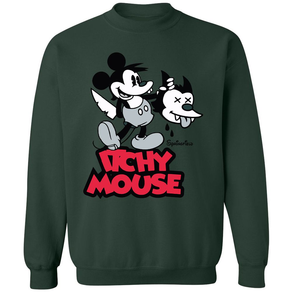 Classic Unisex Sweatshirt - QYUEKQC8 - Forest Green - 4