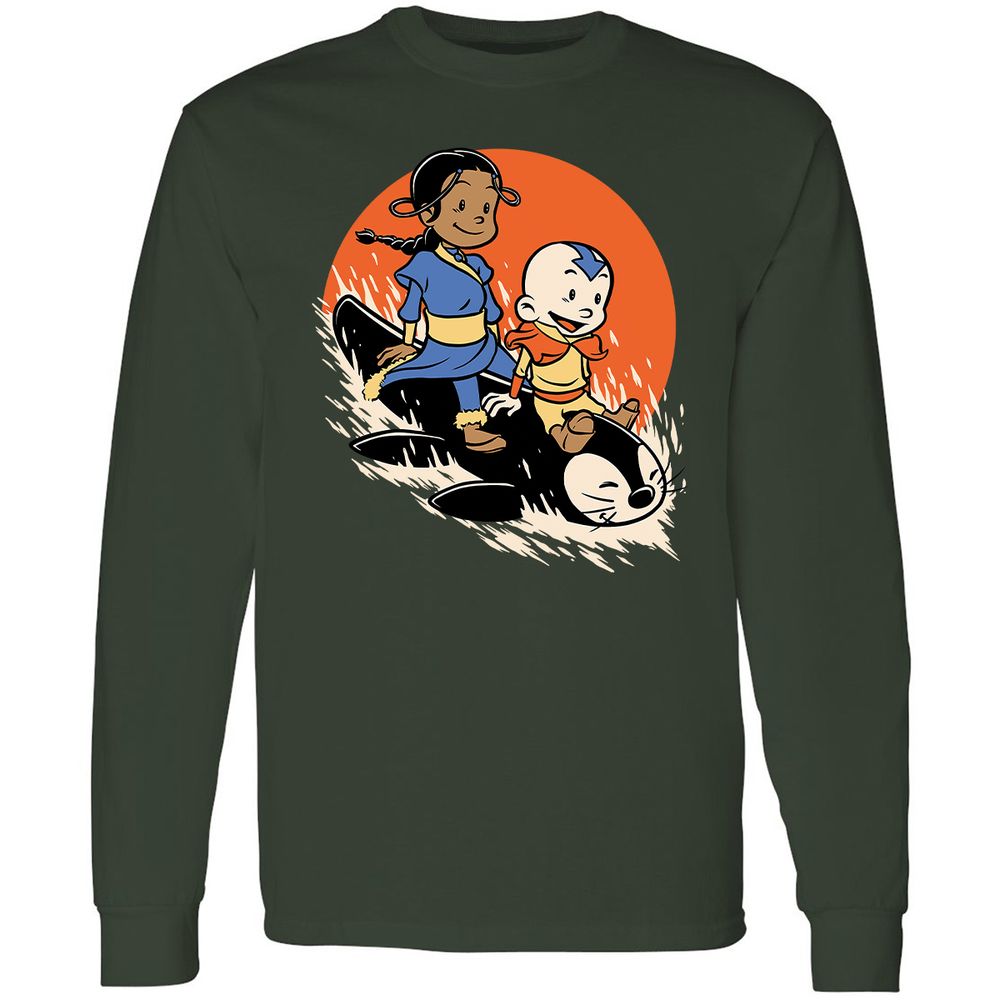 Long Sleeve T-Shirt - 46CQ8JD7 - Forest Green - 4