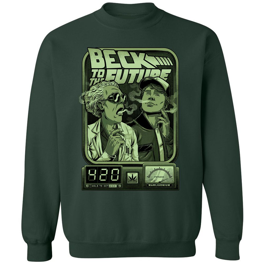Classic Unisex Sweatshirt - MUNVRX7R - Forest Green - 4