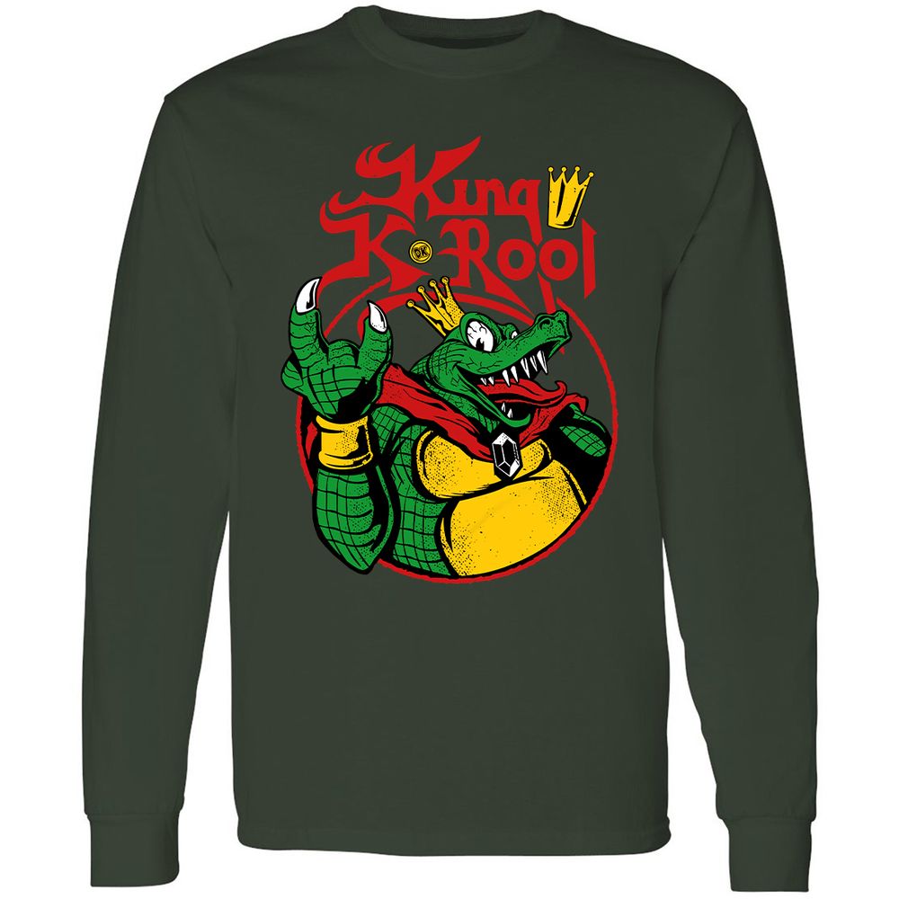 Long Sleeve T-Shirt - 1YJBASZM - Forest Green - 4