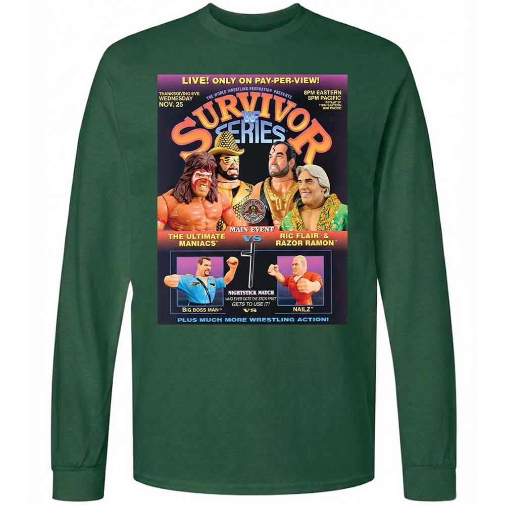 Long Sleeve T-Shirt - 2TGPVHBR - Forest Green - 4