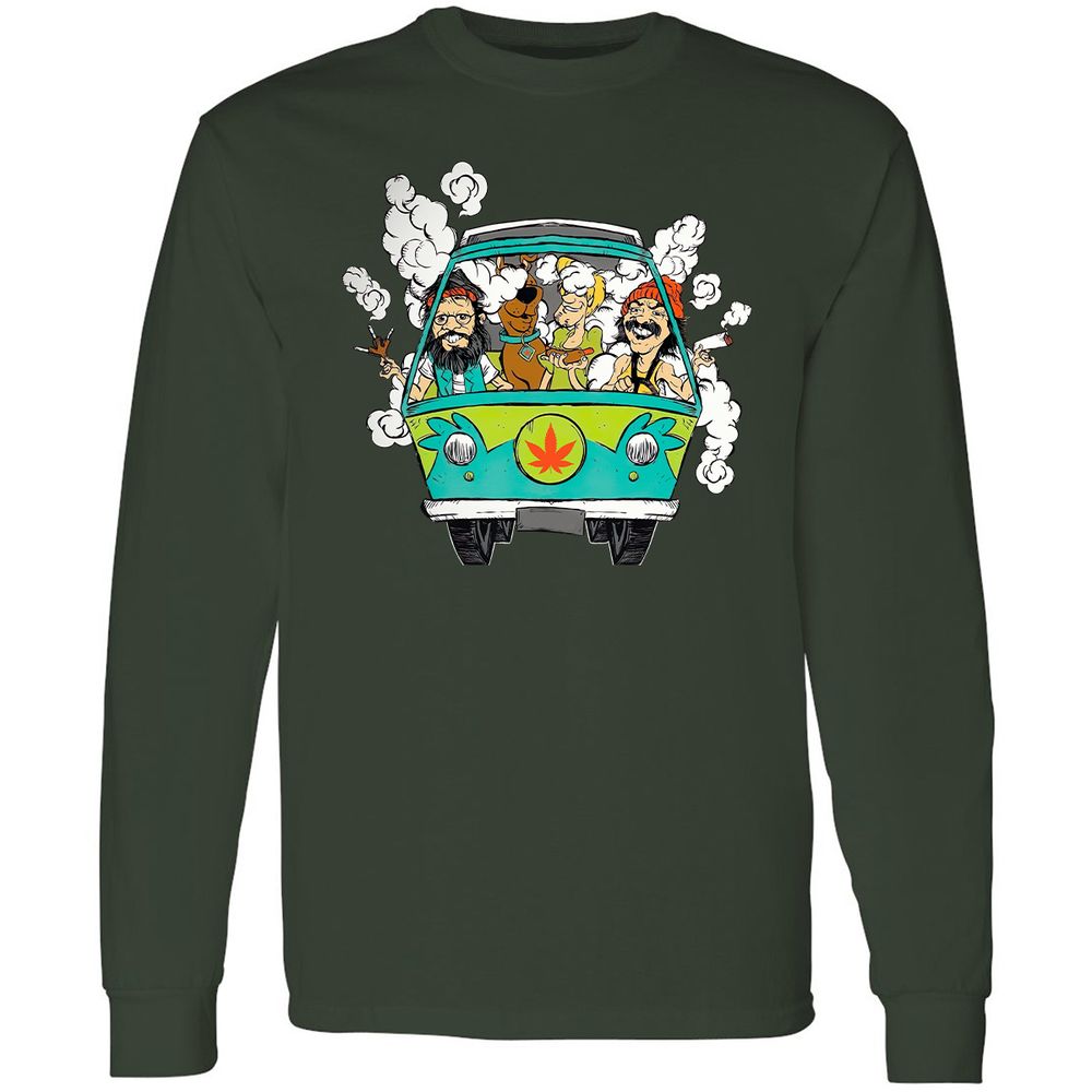 Long Sleeve T-Shirt - 9LMYPAH3 - Forest Green - 4