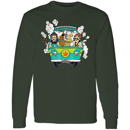 Long Sleeve T-Shirt - 9LMYPAH3 - Forest Green - 4