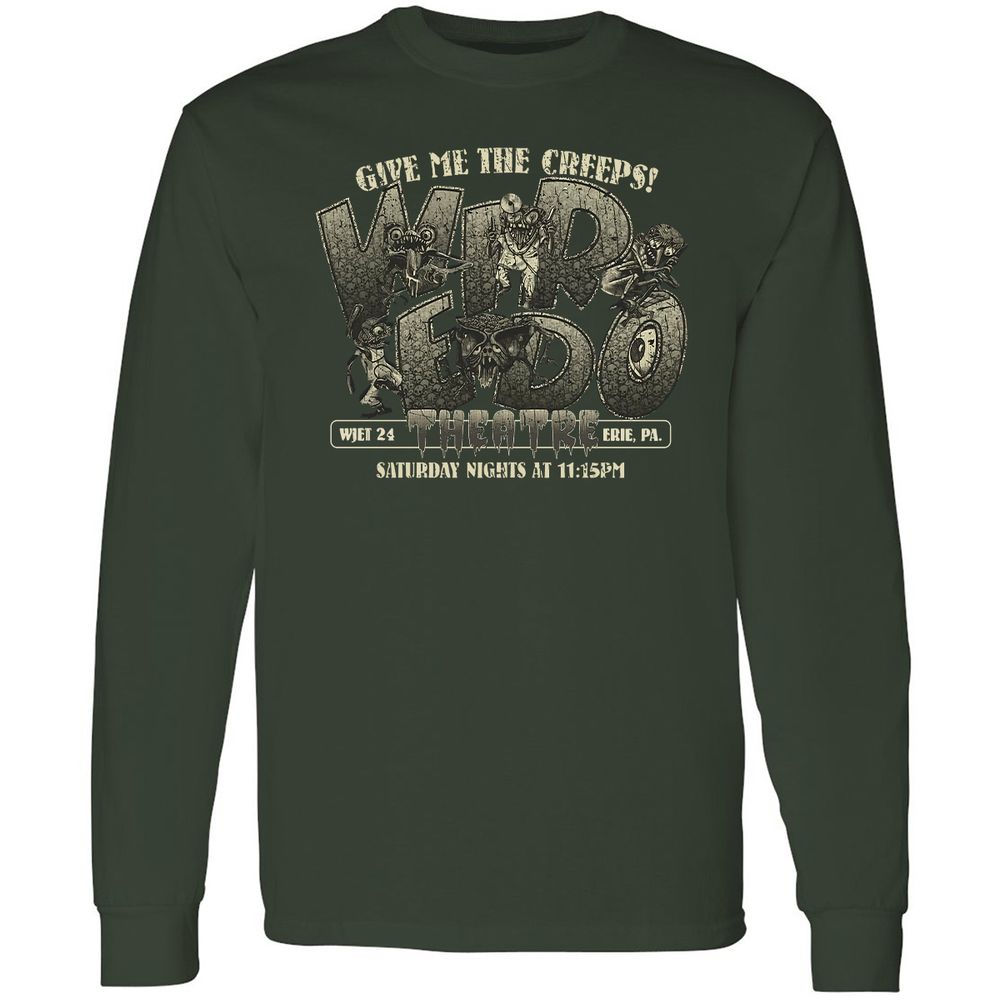 Long Sleeve T-Shirt - WWLY4PEK - Forest Green - 4