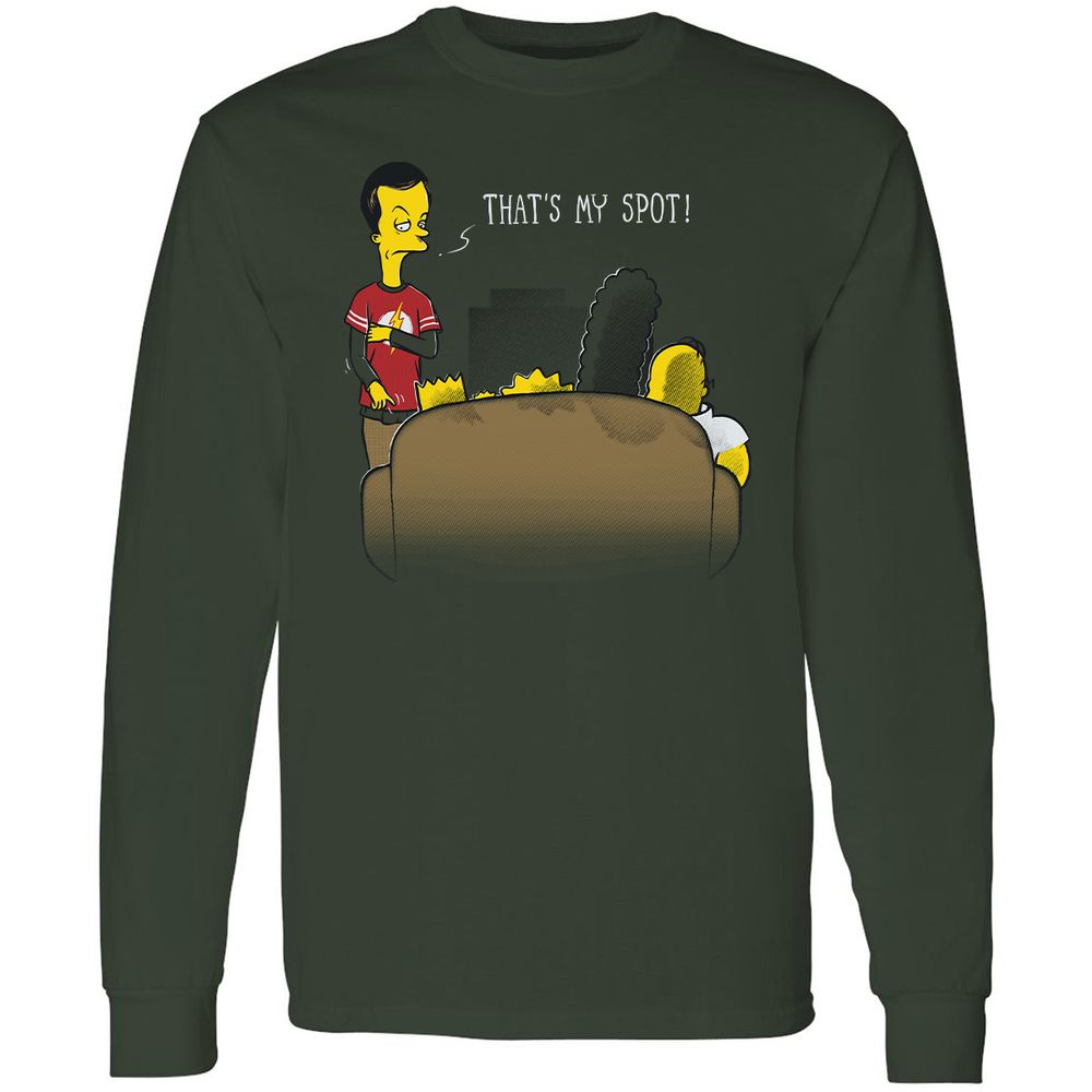 Long Sleeve T-Shirt - ZBW9ZUUL - Forest Green - 4