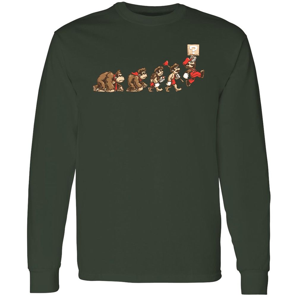 Long Sleeve T-Shirt - NG316HJC - Forest Green - 4