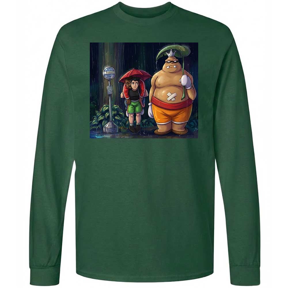 Long Sleeve T-Shirt - XZQPWA6K - Forest Green - 4