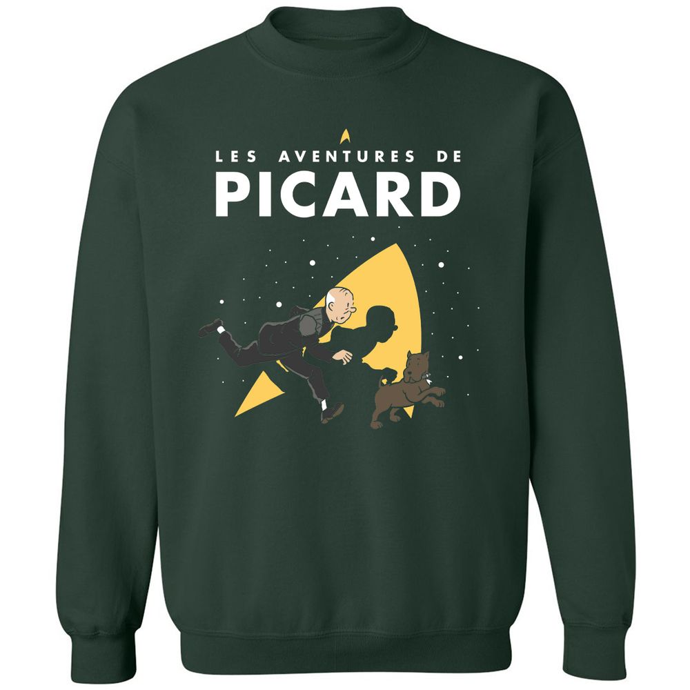 Classic Unisex Sweatshirt - W3XJA6CT - Forest Green - 4