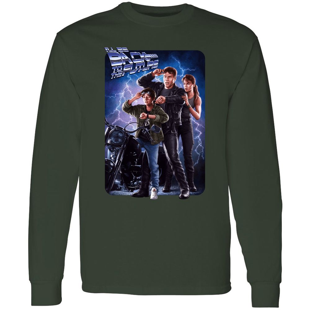 Long Sleeve T-Shirt - KTAAVCM4 - Forest Green - 4