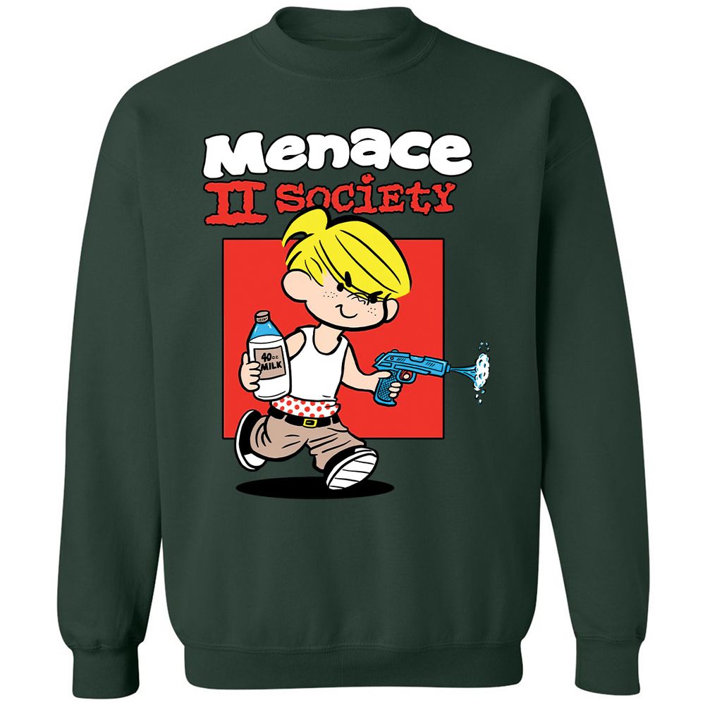 Classic Unisex Sweatshirt - 5MSZUDTK - Forest Green - 4