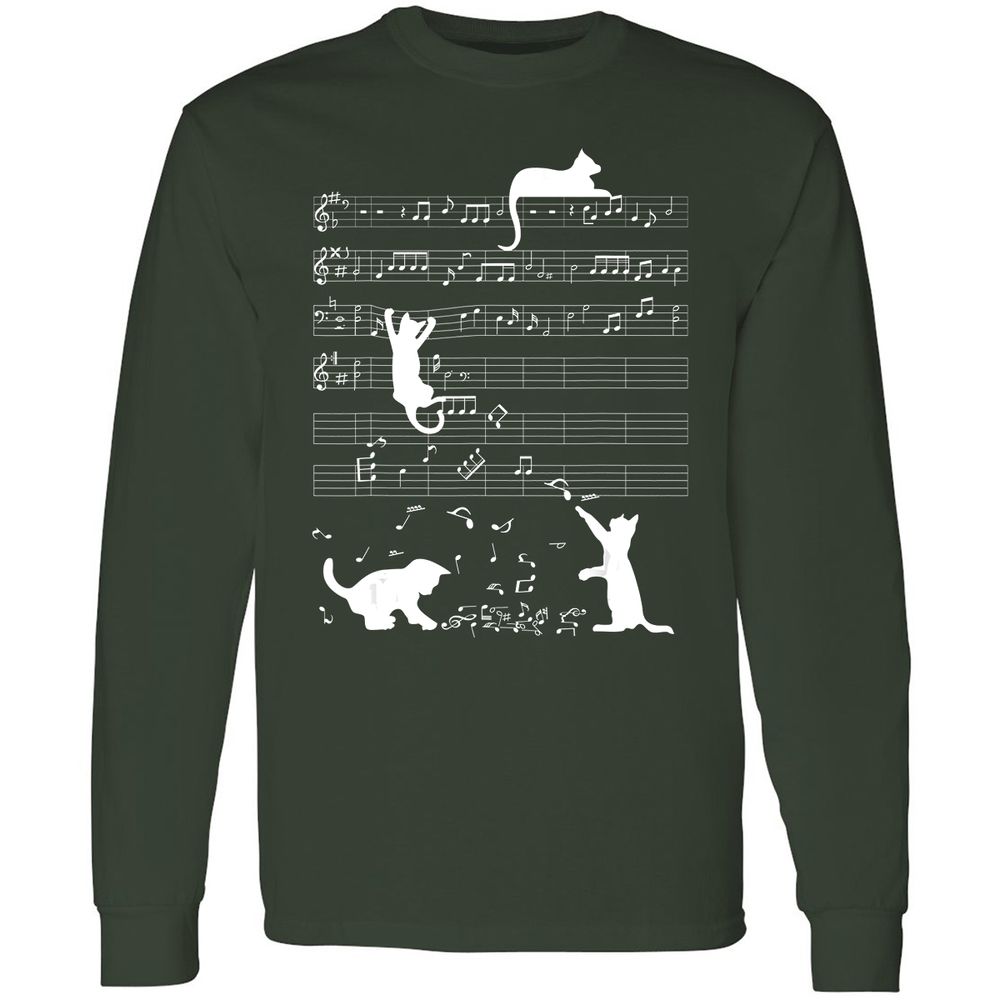 Long Sleeve T-Shirt - 68MBX9BK - Forest Green - 4