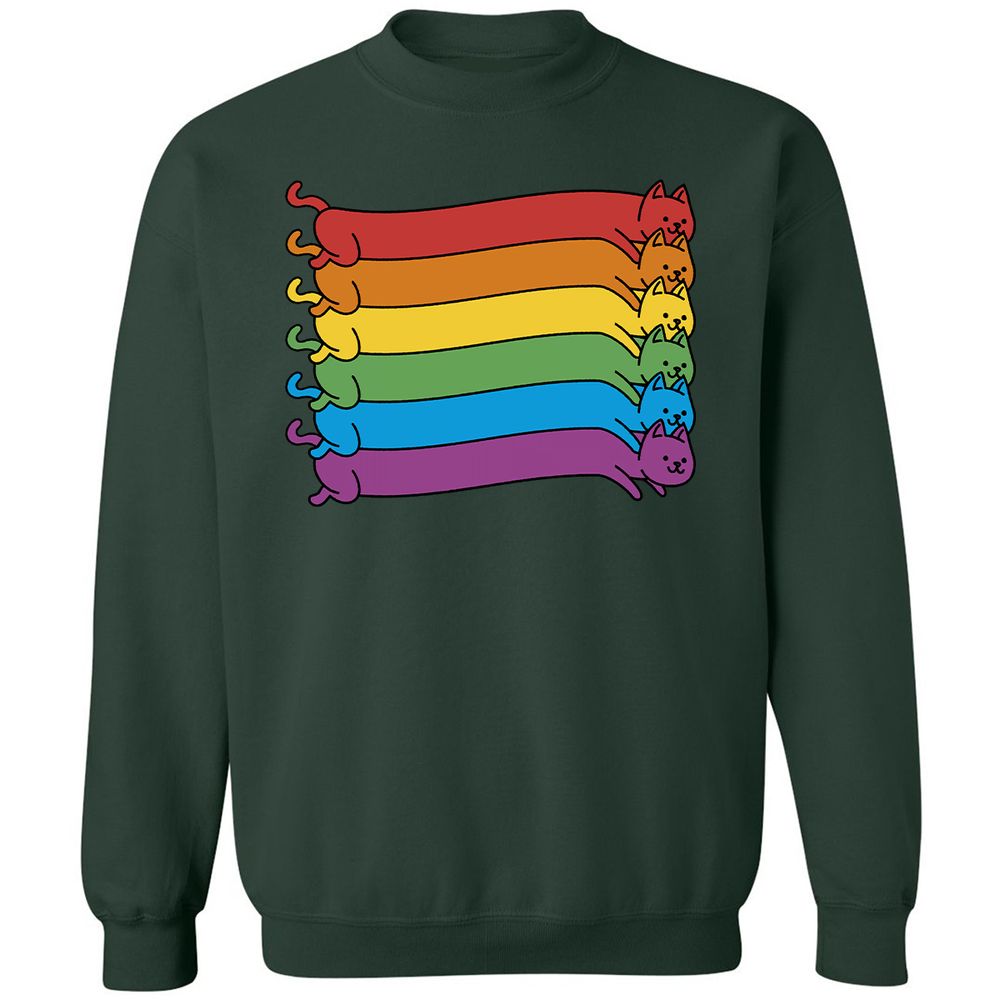 Classic Unisex Sweatshirt - 5HFAX96Q - Forest Green - 4