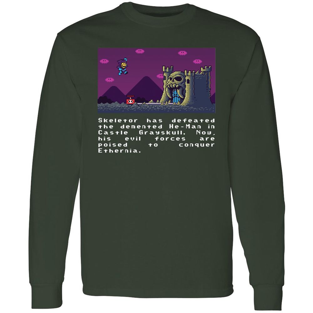 Long Sleeve T-Shirt - BG3FEJB5 - Forest Green - 4